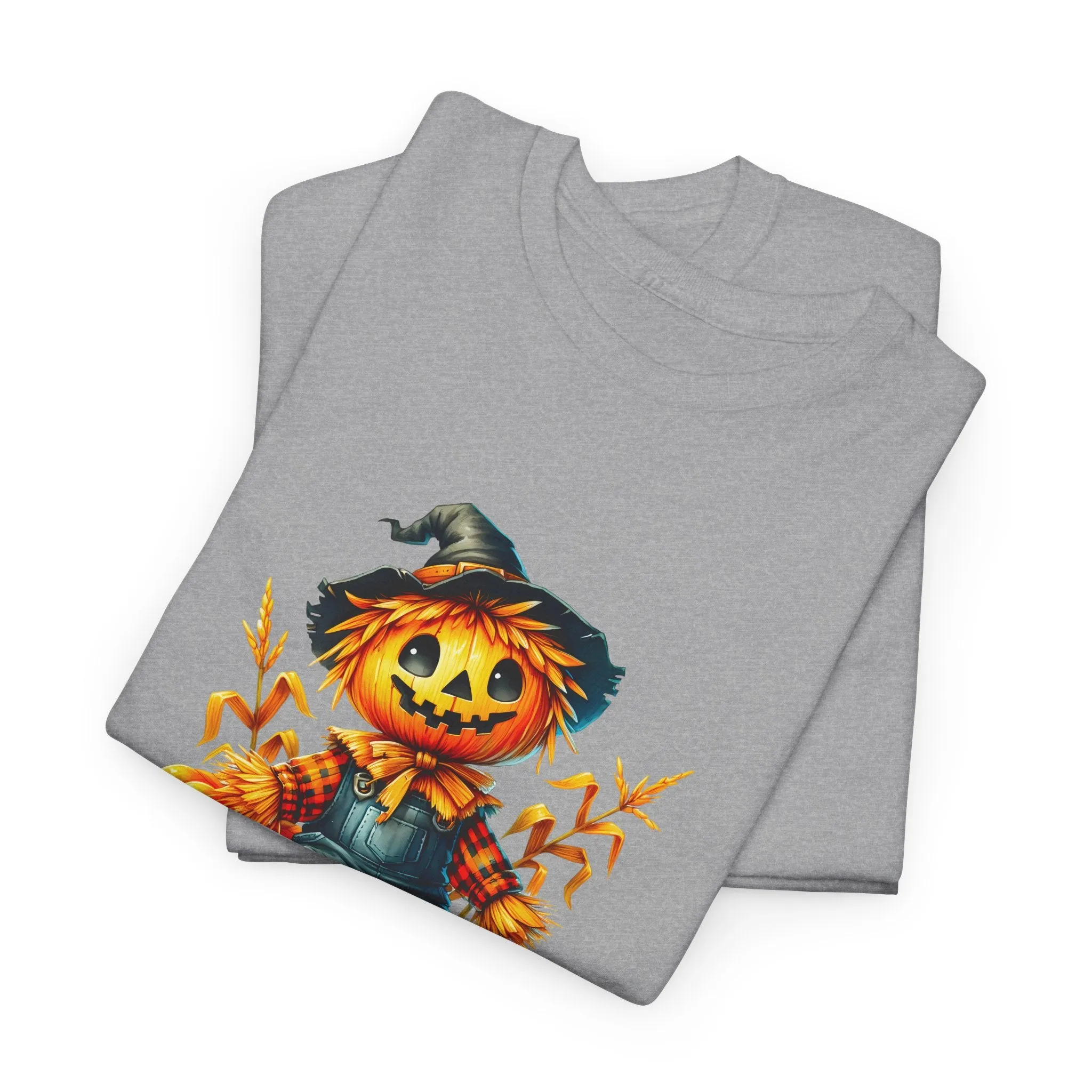 Fall Scarecrow Unisex Heavy Cotton Tee