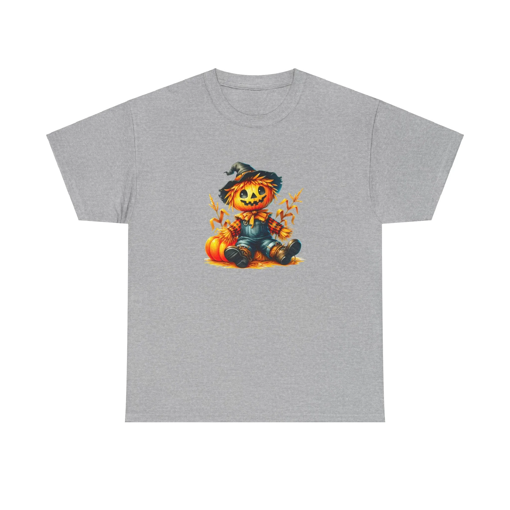 Fall Scarecrow Unisex Heavy Cotton Tee