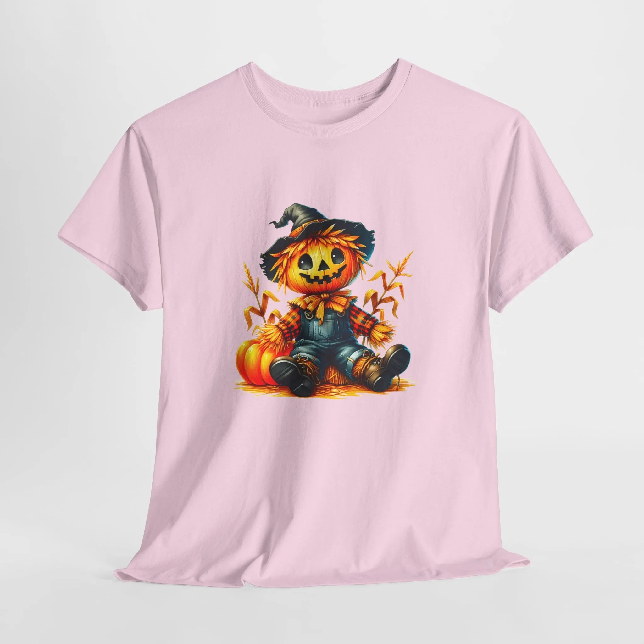 Fall Scarecrow Unisex Heavy Cotton Tee