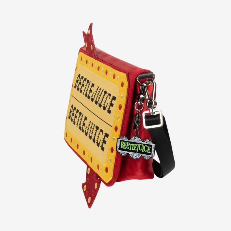 Foldover Crossbody / Beetlejuice Neon