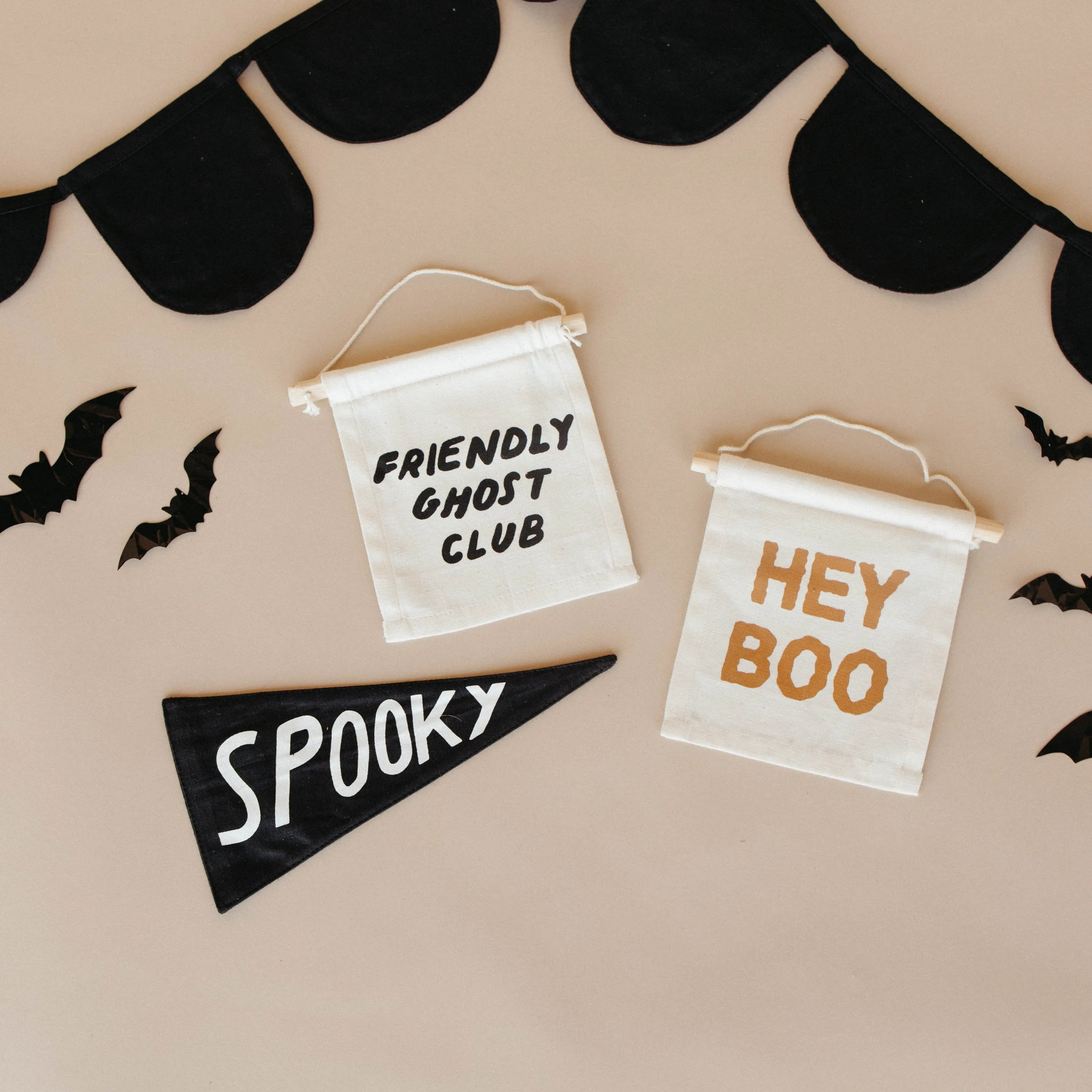 Friendly Ghost Club Hanging Sign