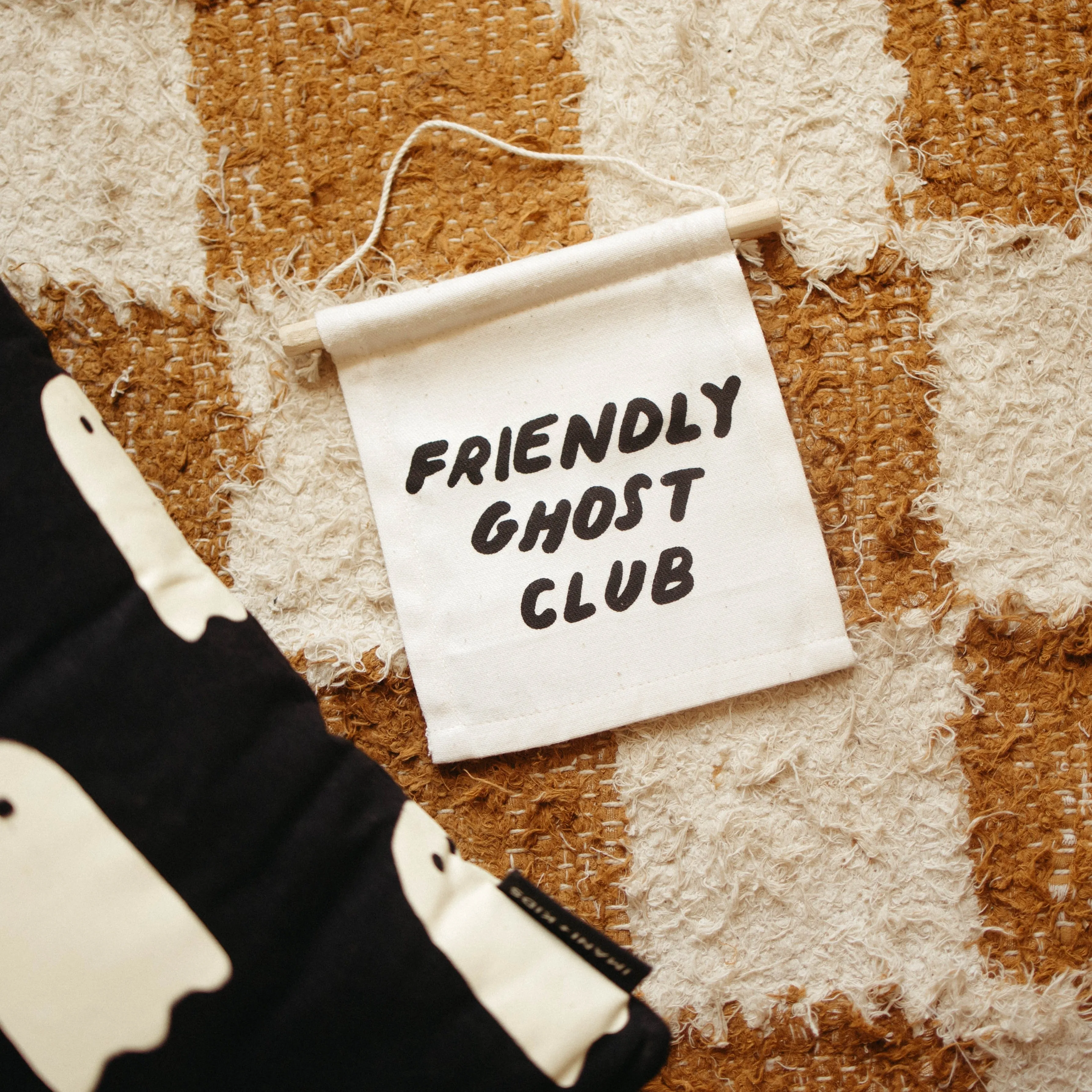 Friendly Ghost Club Hanging Sign