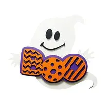 Halloween Ghosts Sign Halloween Ghost Doorplate Decoration Wall Hangings