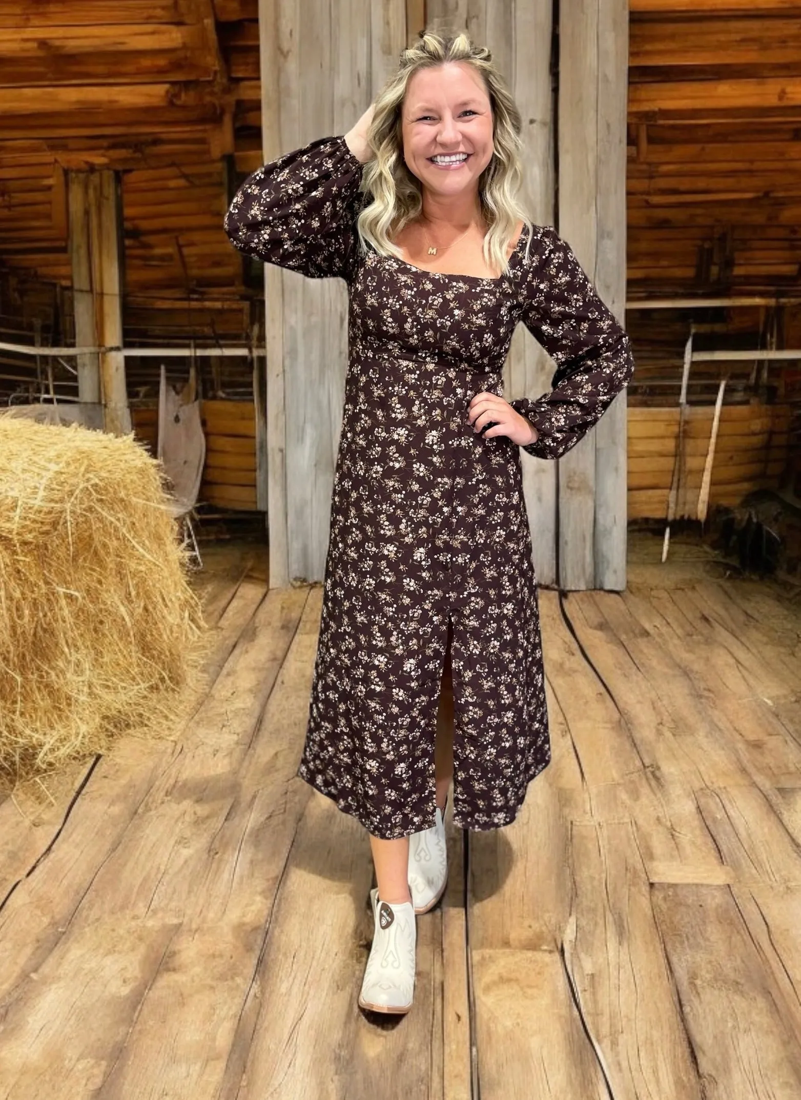 High Falutin Ditsy Dress