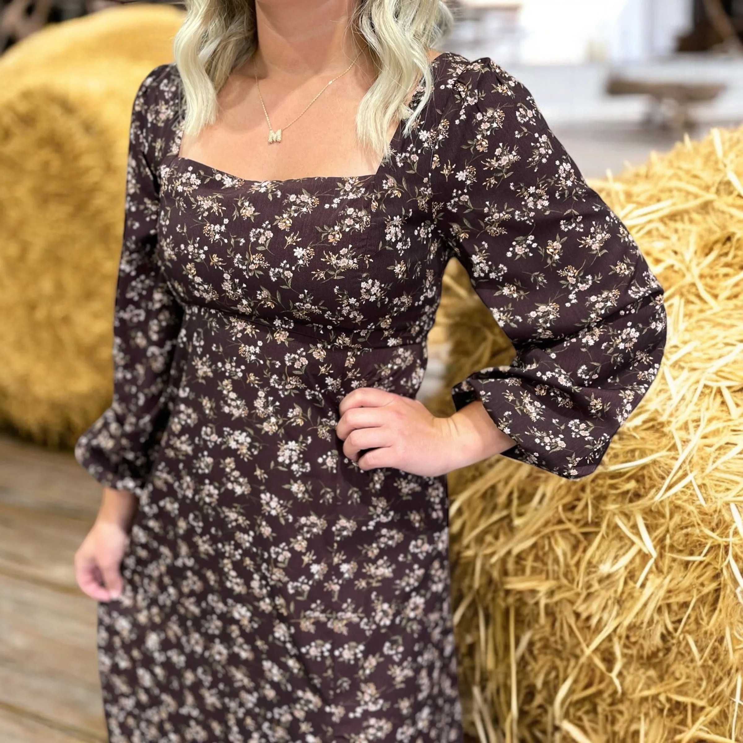 High Falutin Ditsy Dress