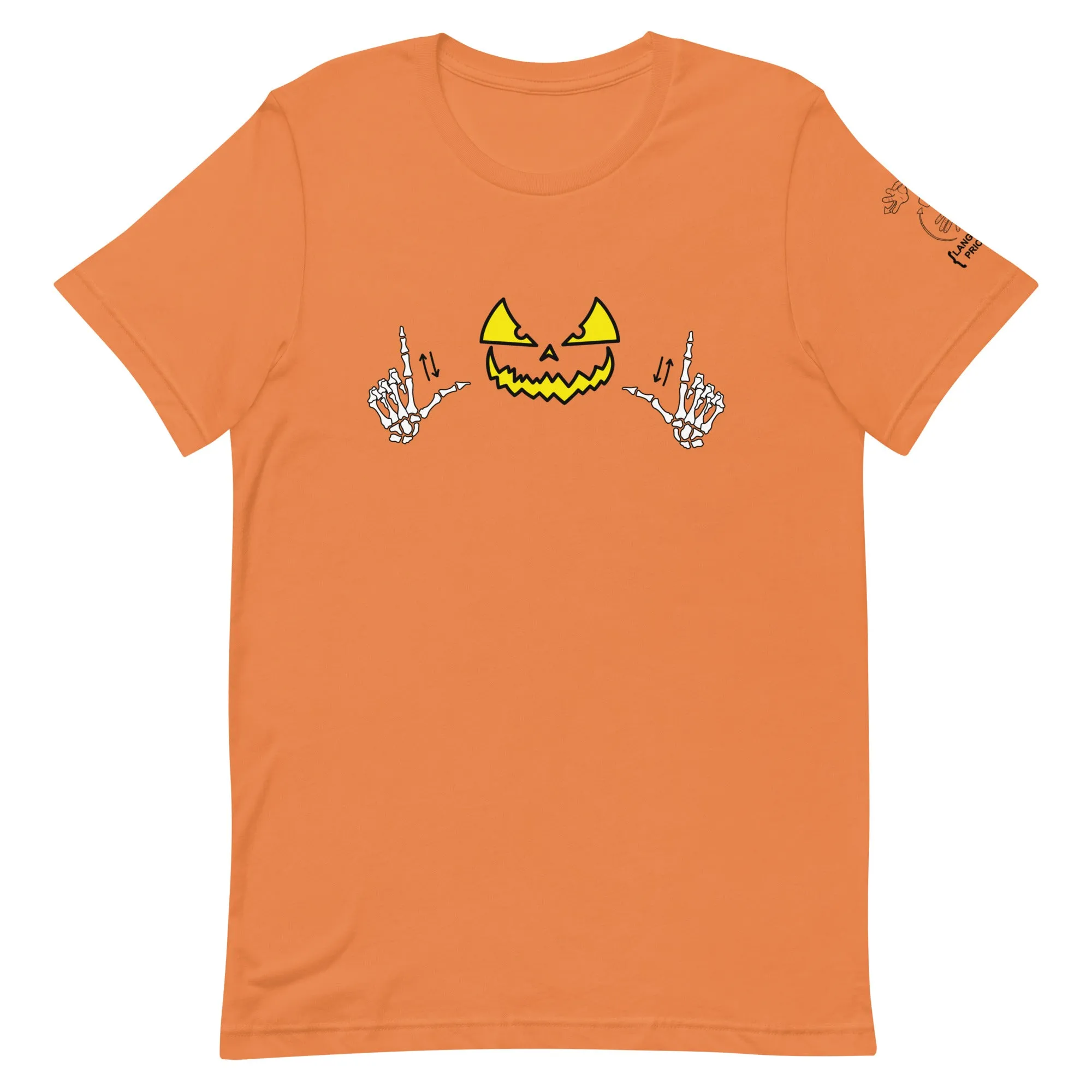 Jack-O-Lantern (ASL) Short Sleeve Tee [100% Cotton]