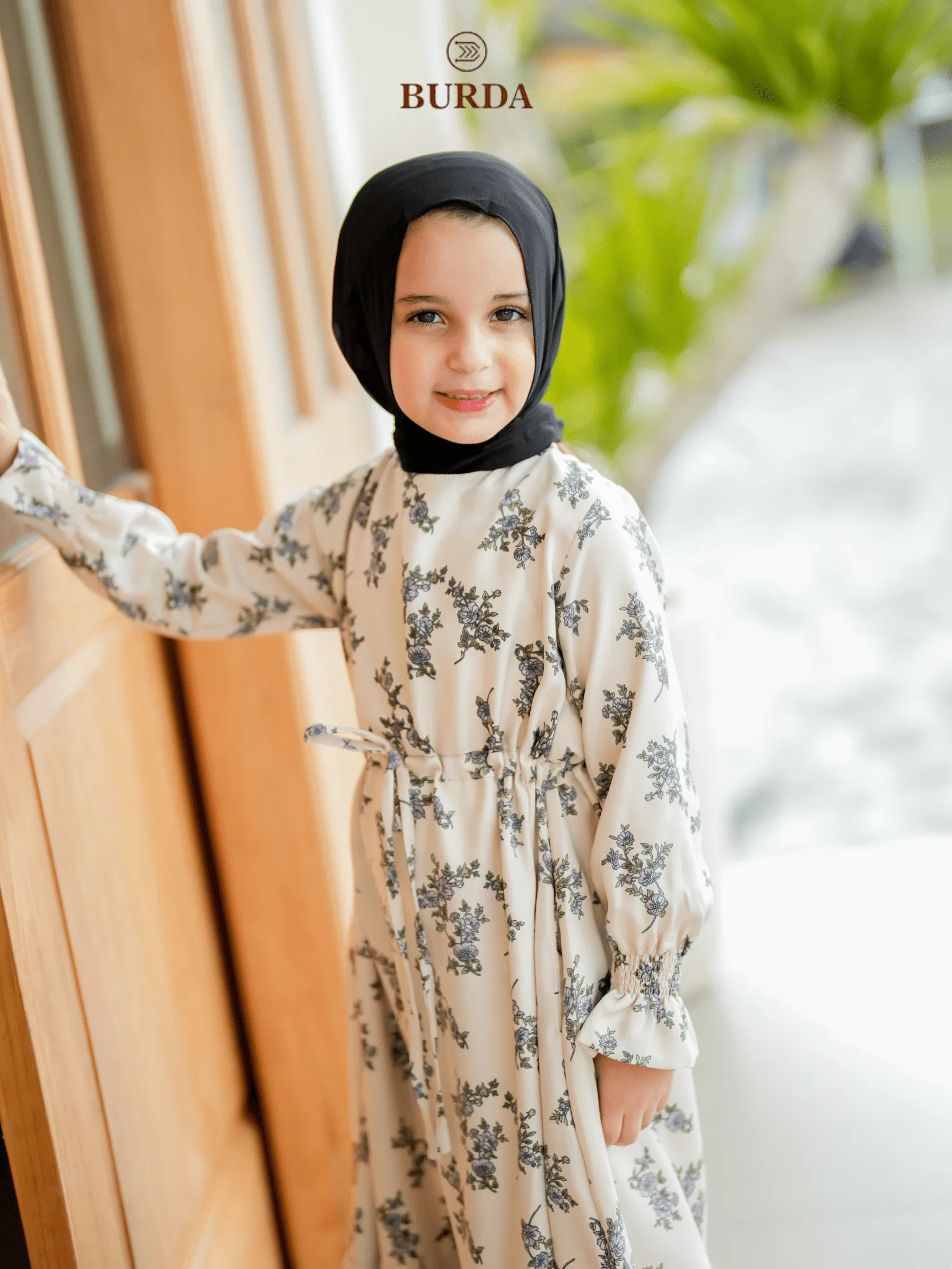 Kid's Bone Floral Dress