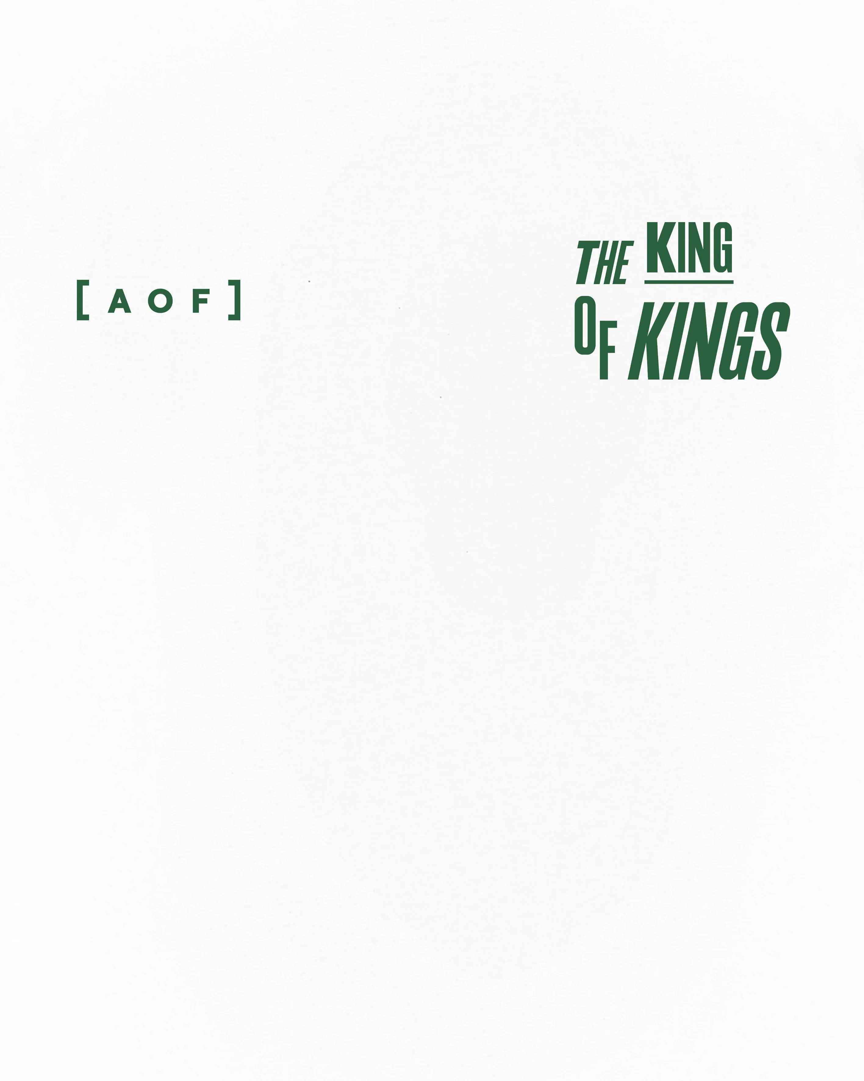 King of Kings Crop Fit Tee