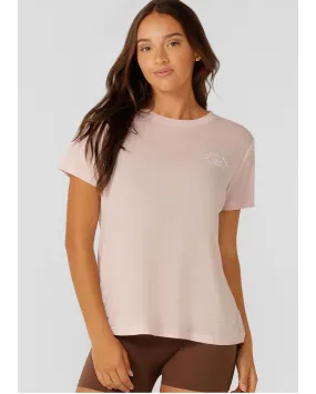 Lorna Jane Lotus T Shirt - Pale Peony