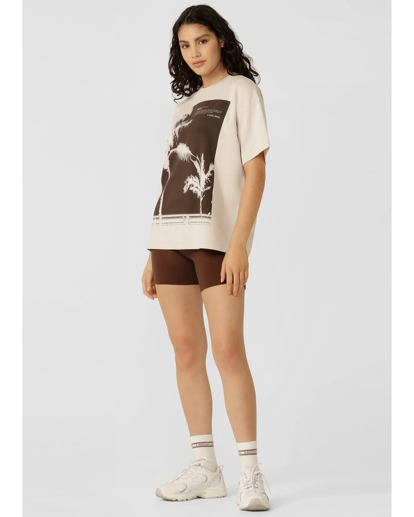 Lorna Jane Mirage Boyfriend T-Shirt - Ivory