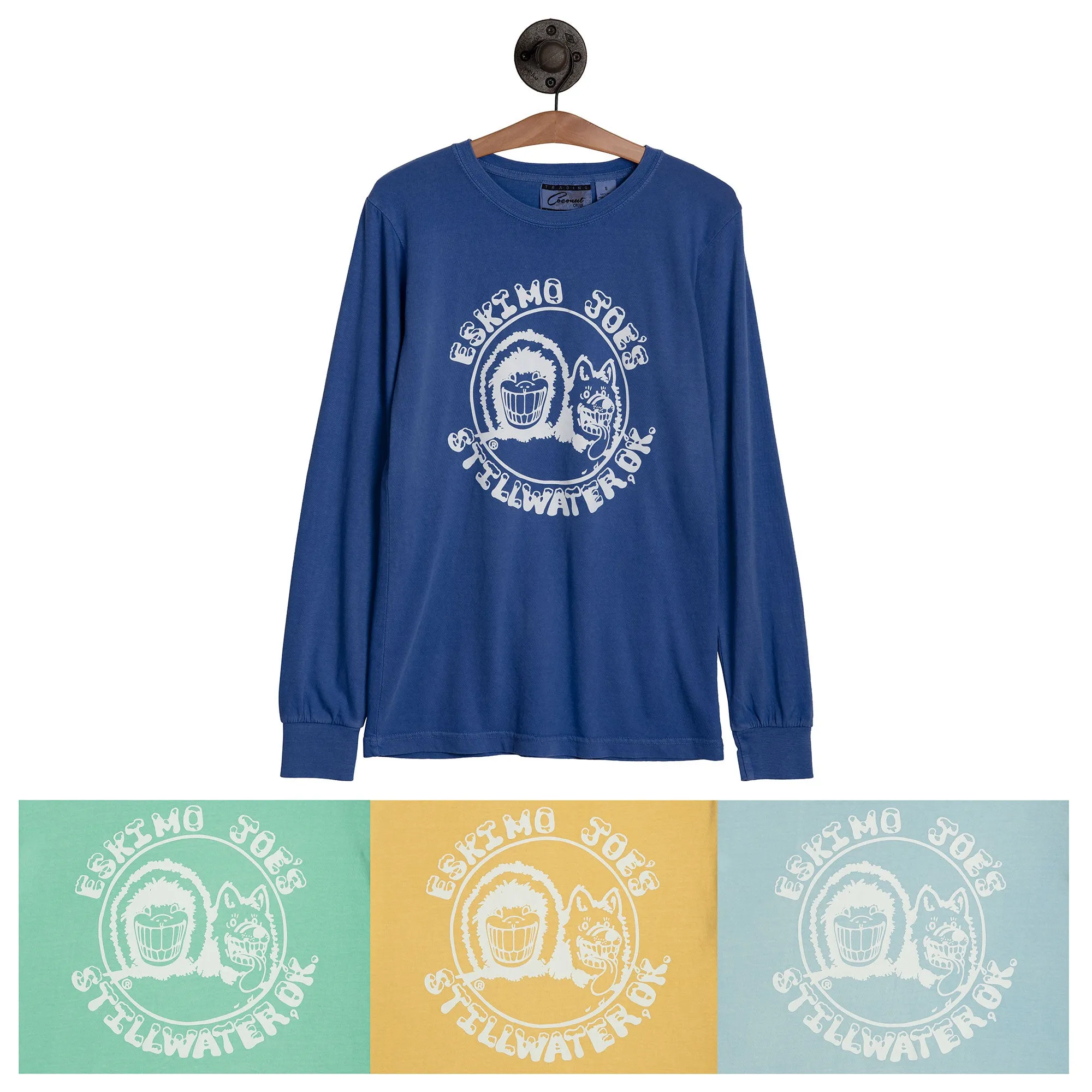 L/S CONTRAST LOGO TEE - LSCLT