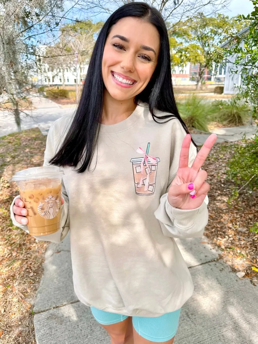 Make It Yours™ 'Bow Beverages' Crewneck Sweatshirt