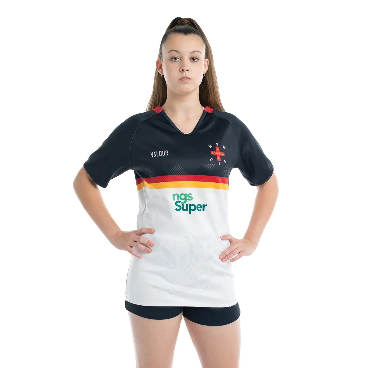 NSW CIS Rugby Union Jersey - Ink/White