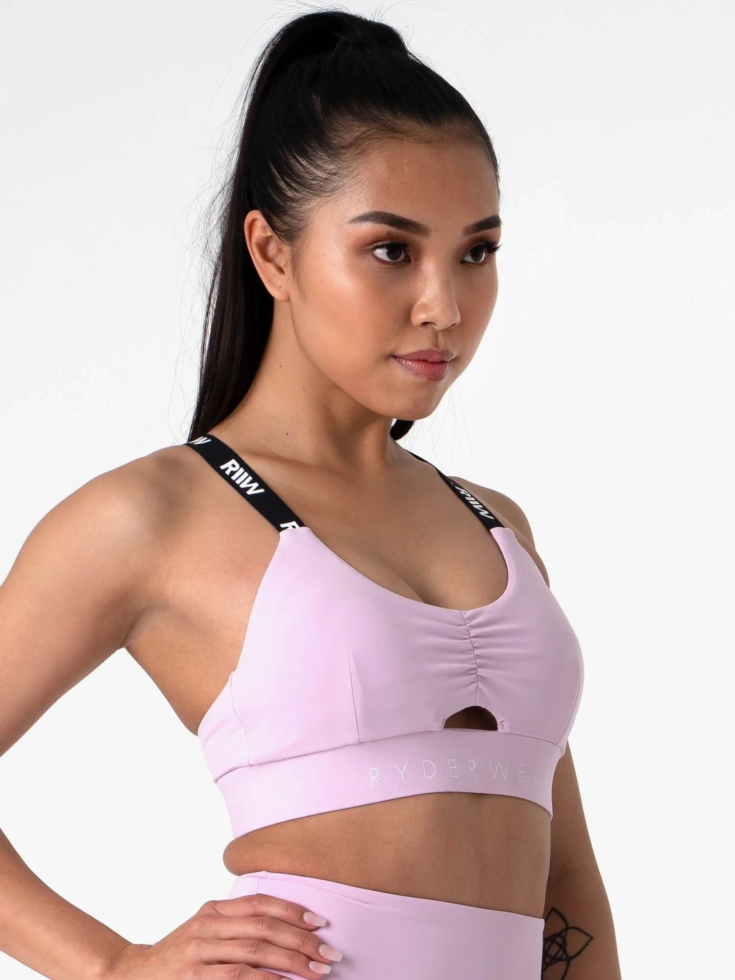 Pastels Scrunch Bra -Lavender