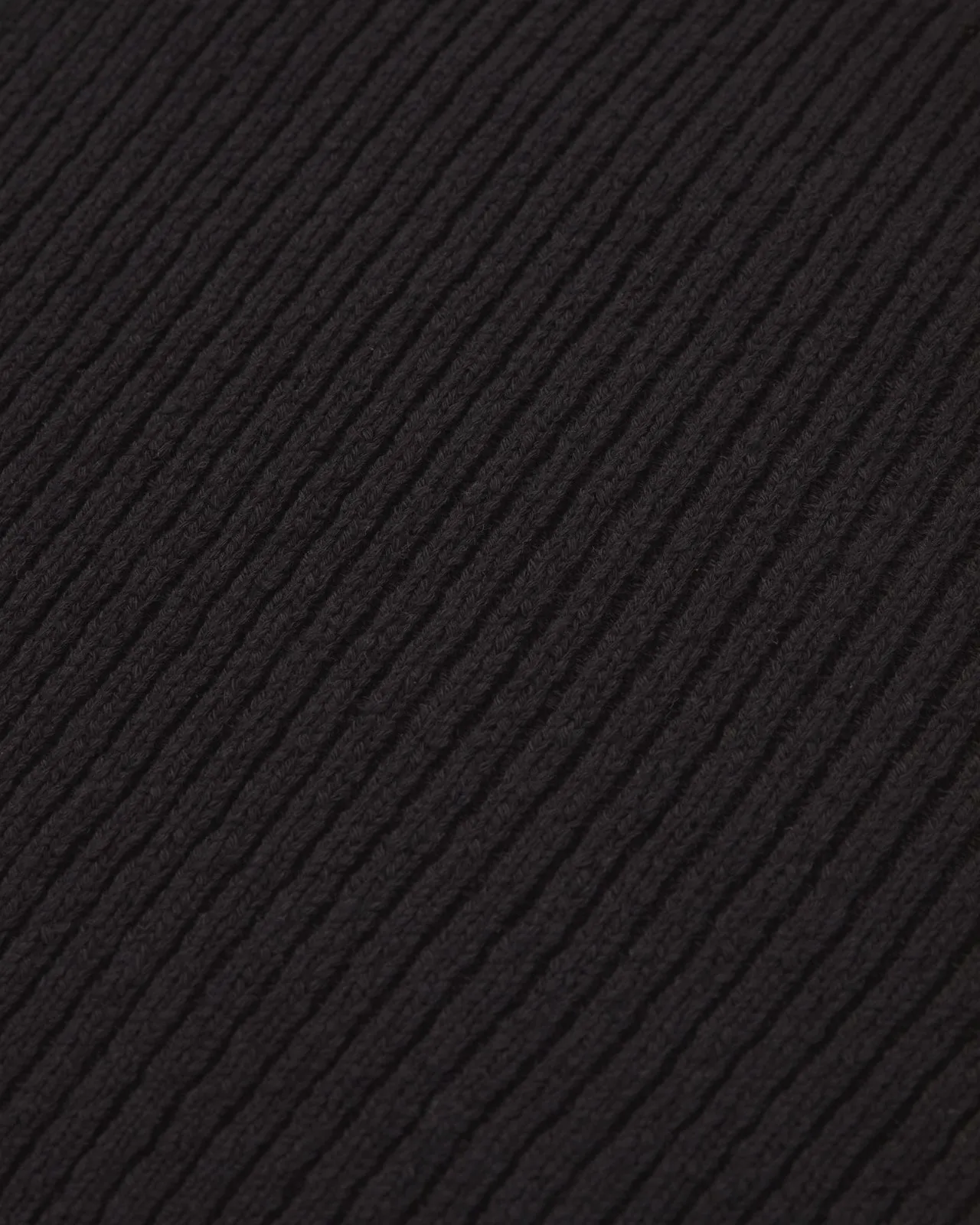 Patched Knit Vest Black