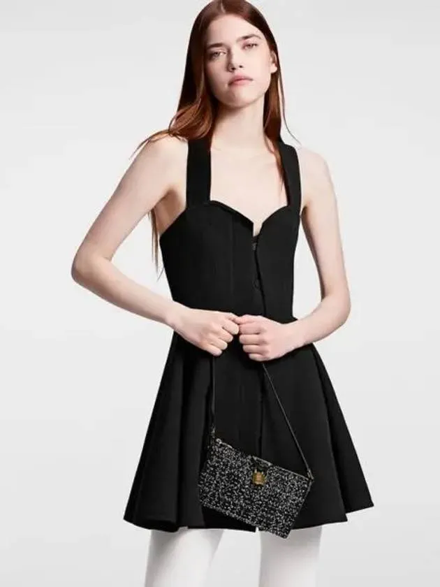 Pochette Tirette Shoulder Bag Black