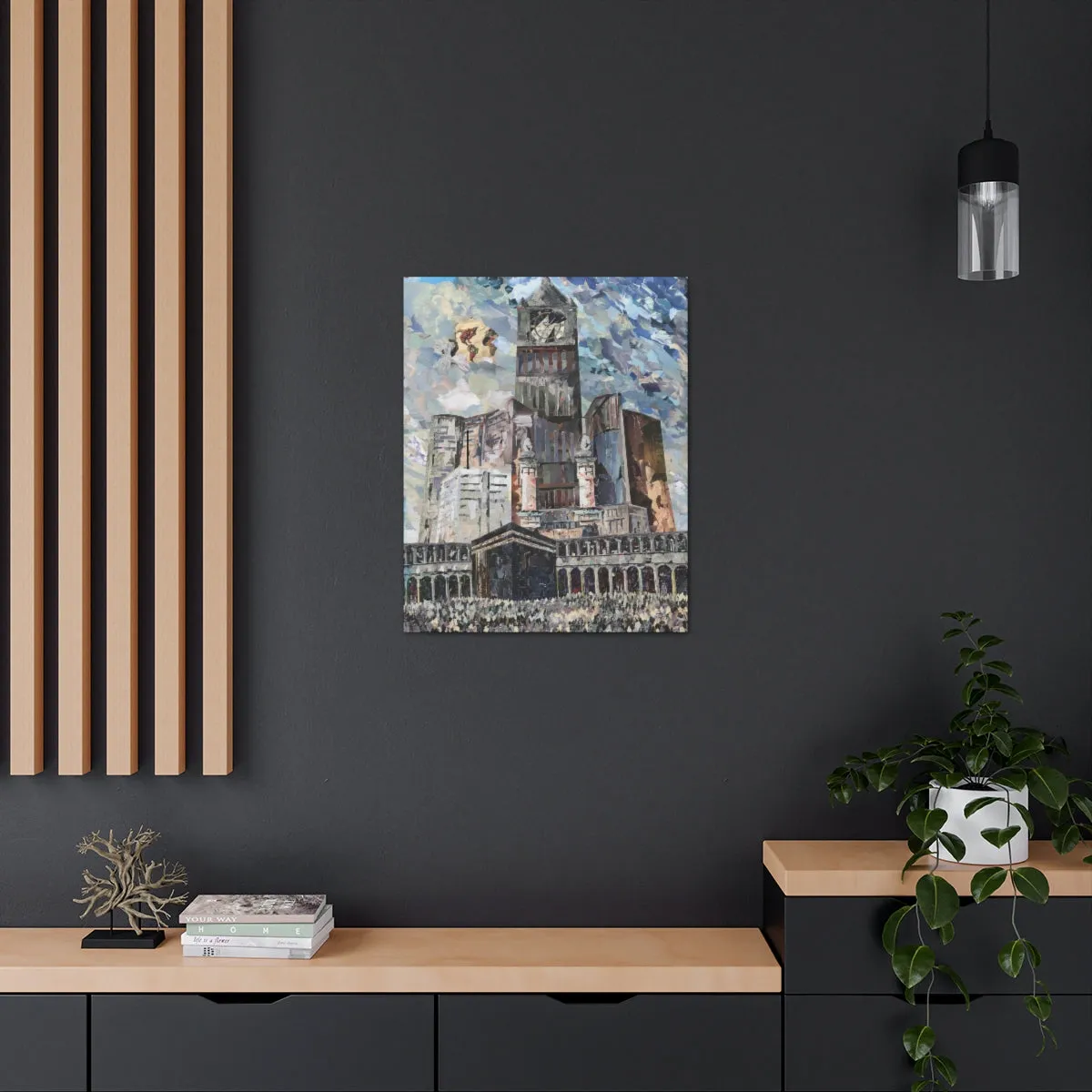 Powerful Hajj, Quality Canvas Wall Art Print, Ready to Hang Wall Art Home Decor