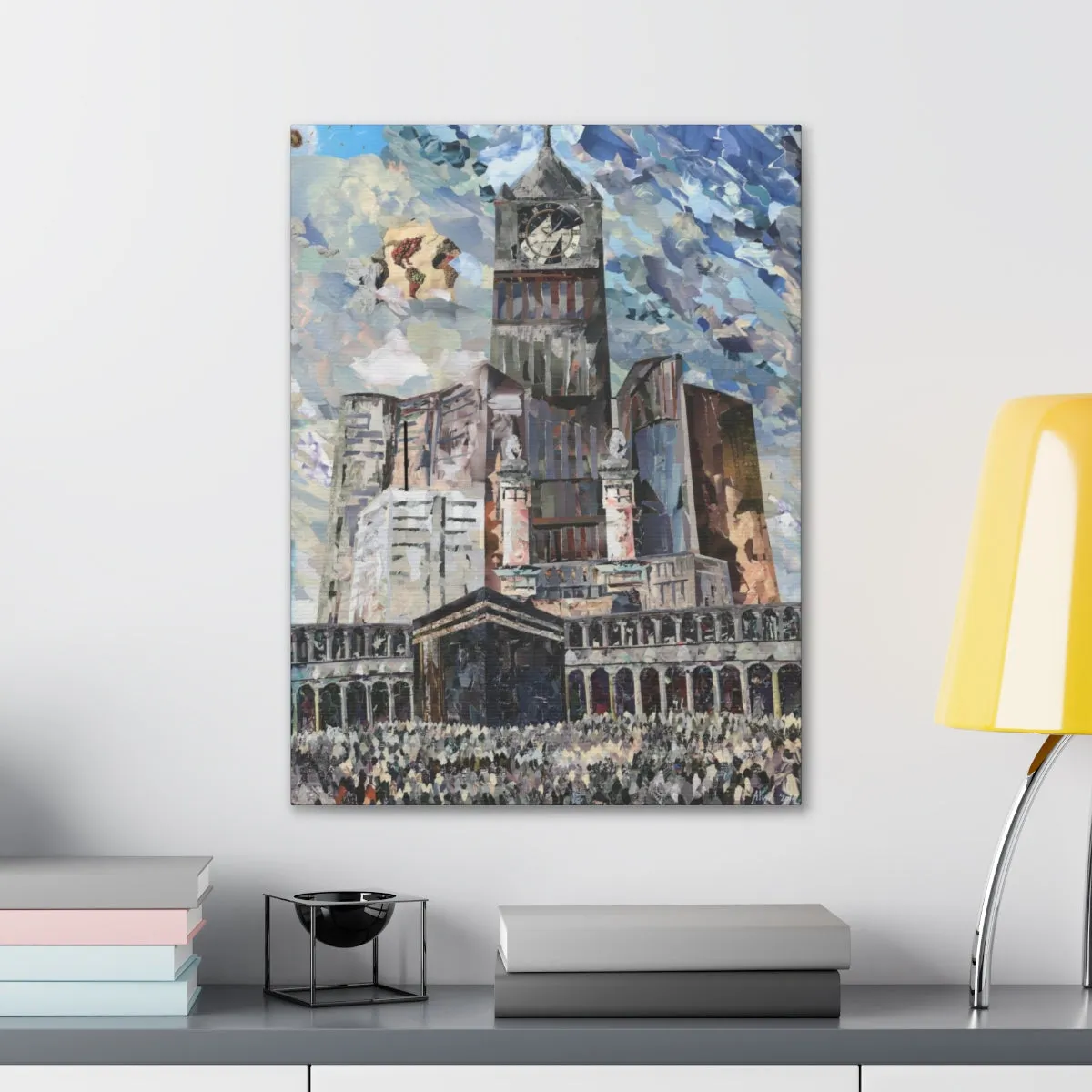 Powerful Hajj, Quality Canvas Wall Art Print, Ready to Hang Wall Art Home Decor