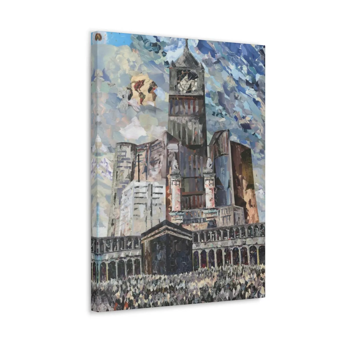Powerful Hajj, Quality Canvas Wall Art Print, Ready to Hang Wall Art Home Decor