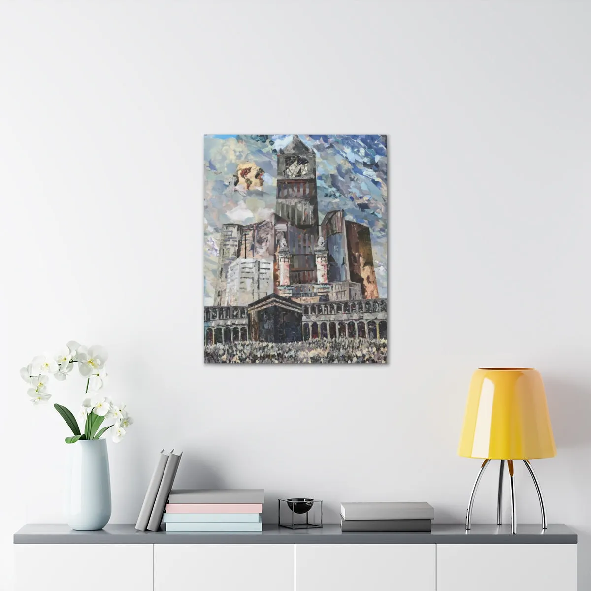 Powerful Hajj, Quality Canvas Wall Art Print, Ready to Hang Wall Art Home Decor