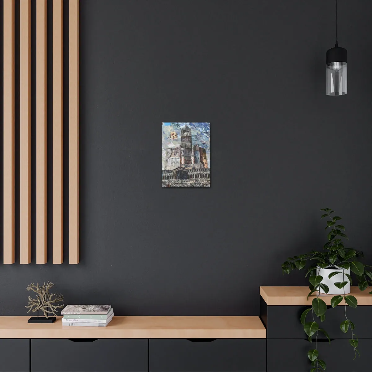 Powerful Hajj, Quality Canvas Wall Art Print, Ready to Hang Wall Art Home Decor
