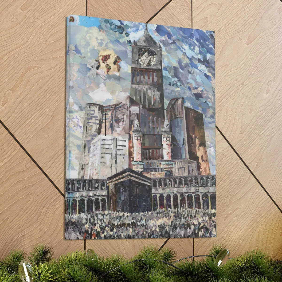Powerful Hajj, Quality Canvas Wall Art Print, Ready to Hang Wall Art Home Decor