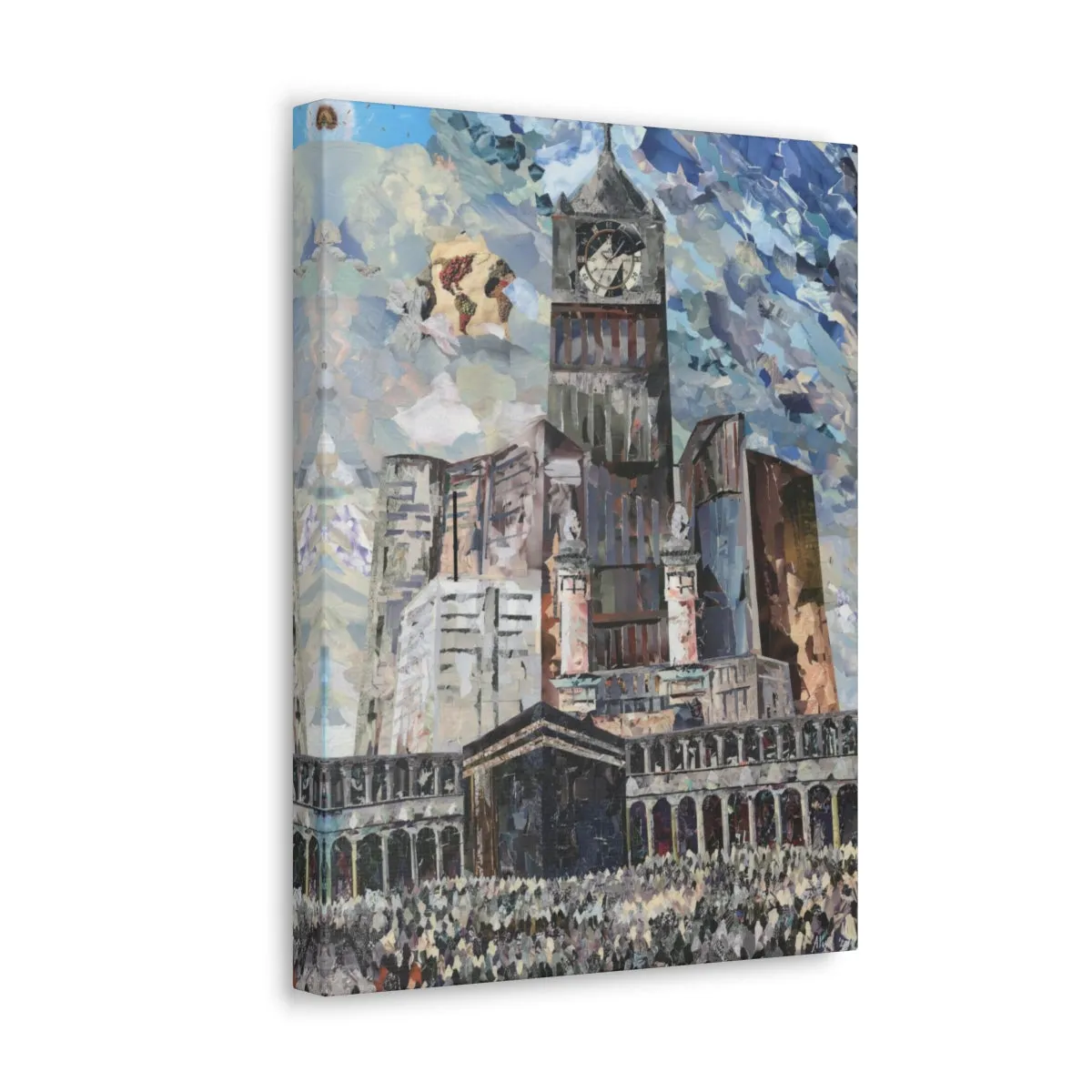 Powerful Hajj, Quality Canvas Wall Art Print, Ready to Hang Wall Art Home Decor