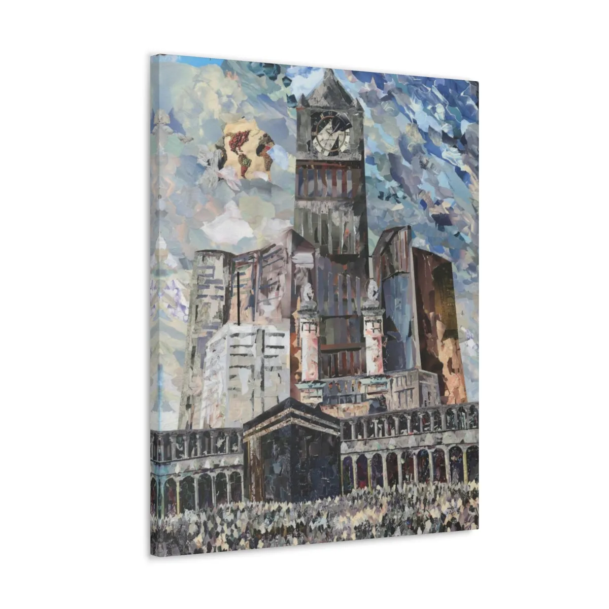Powerful Hajj, Quality Canvas Wall Art Print, Ready to Hang Wall Art Home Decor