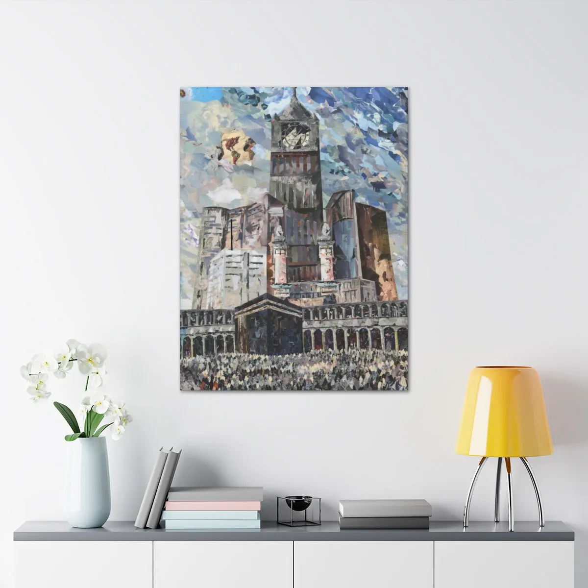 Powerful Hajj, Quality Canvas Wall Art Print, Ready to Hang Wall Art Home Decor