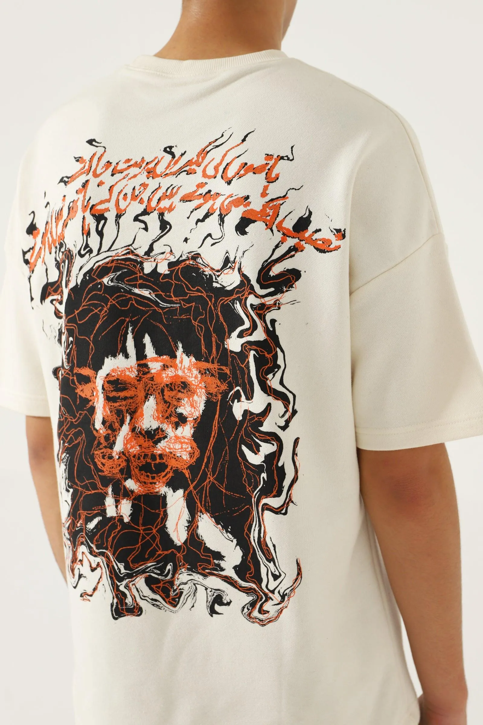 "DESTINY" BEIGE T SHIRT