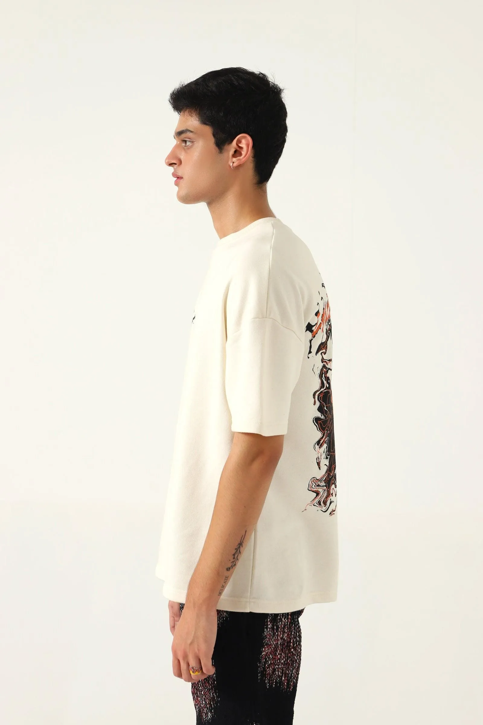 "DESTINY" BEIGE T SHIRT
