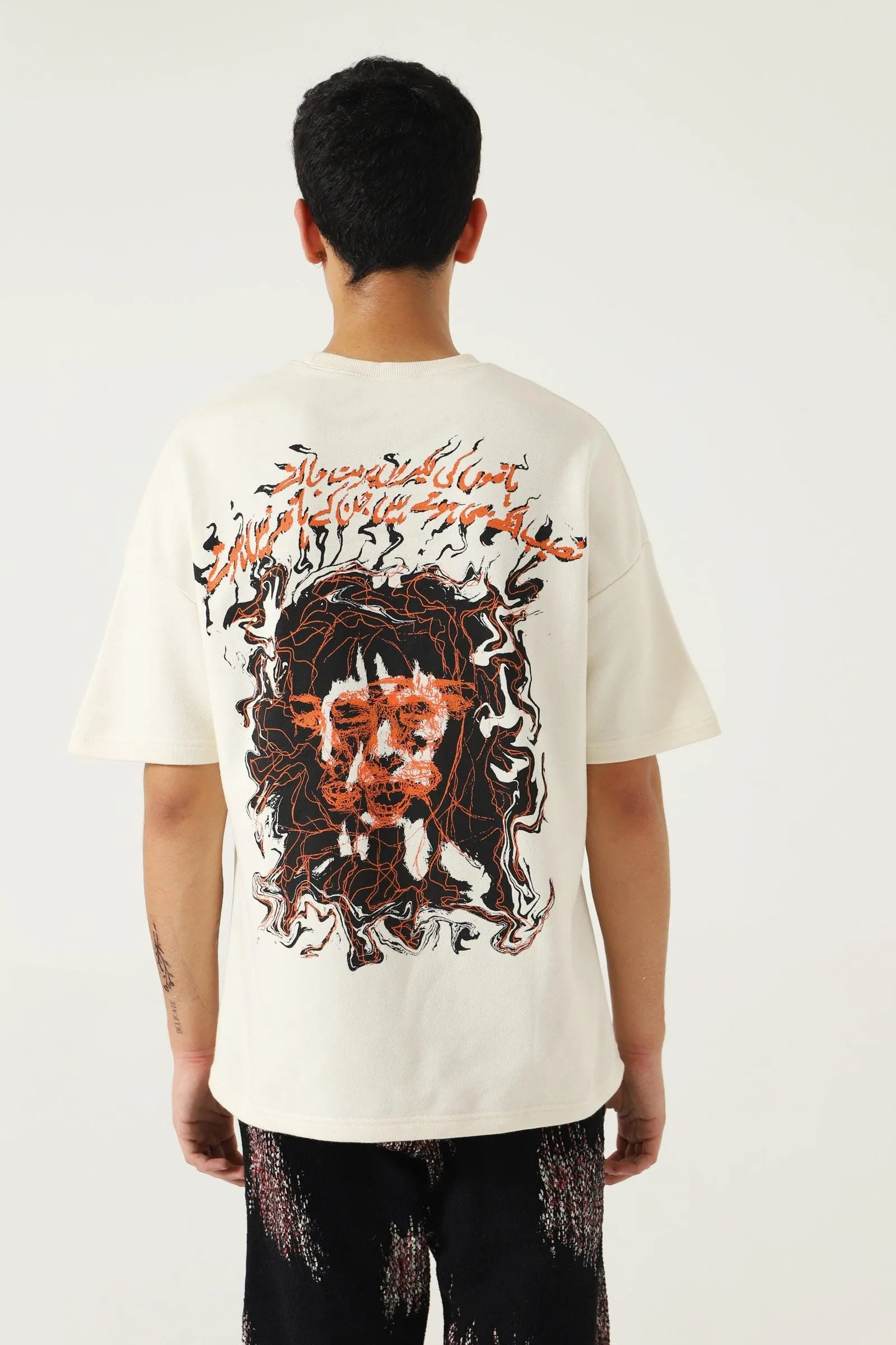 "DESTINY" BEIGE T SHIRT