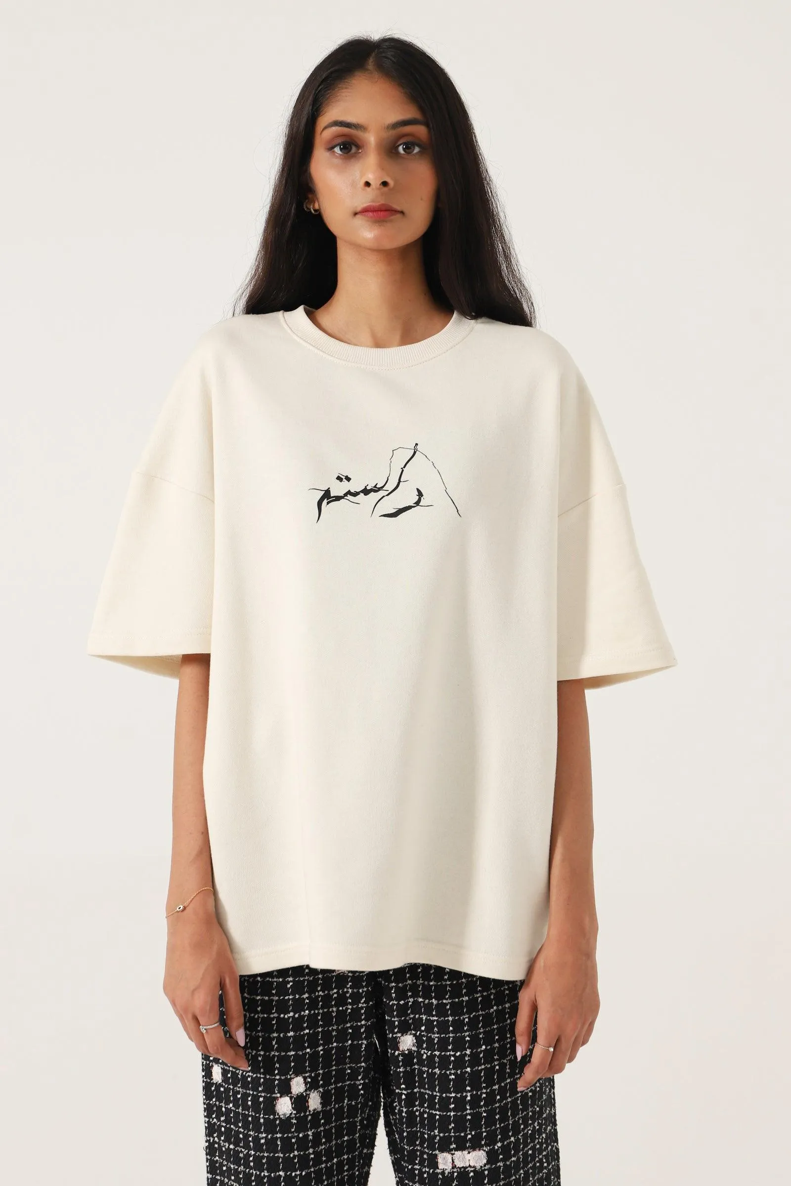 "DESTINY" BEIGE T SHIRT