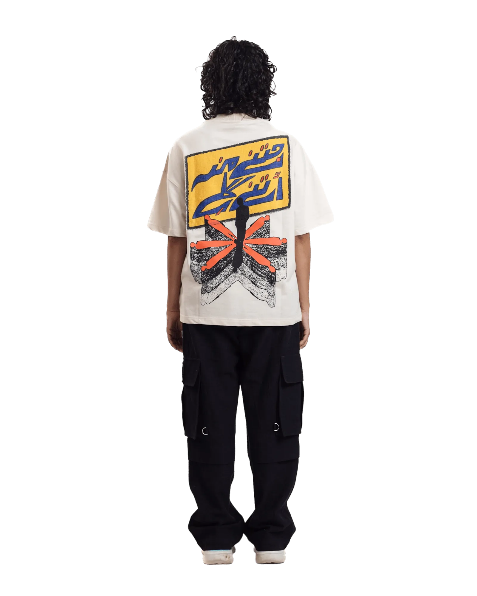 "ECHOES" BEIGE T-SHIRT