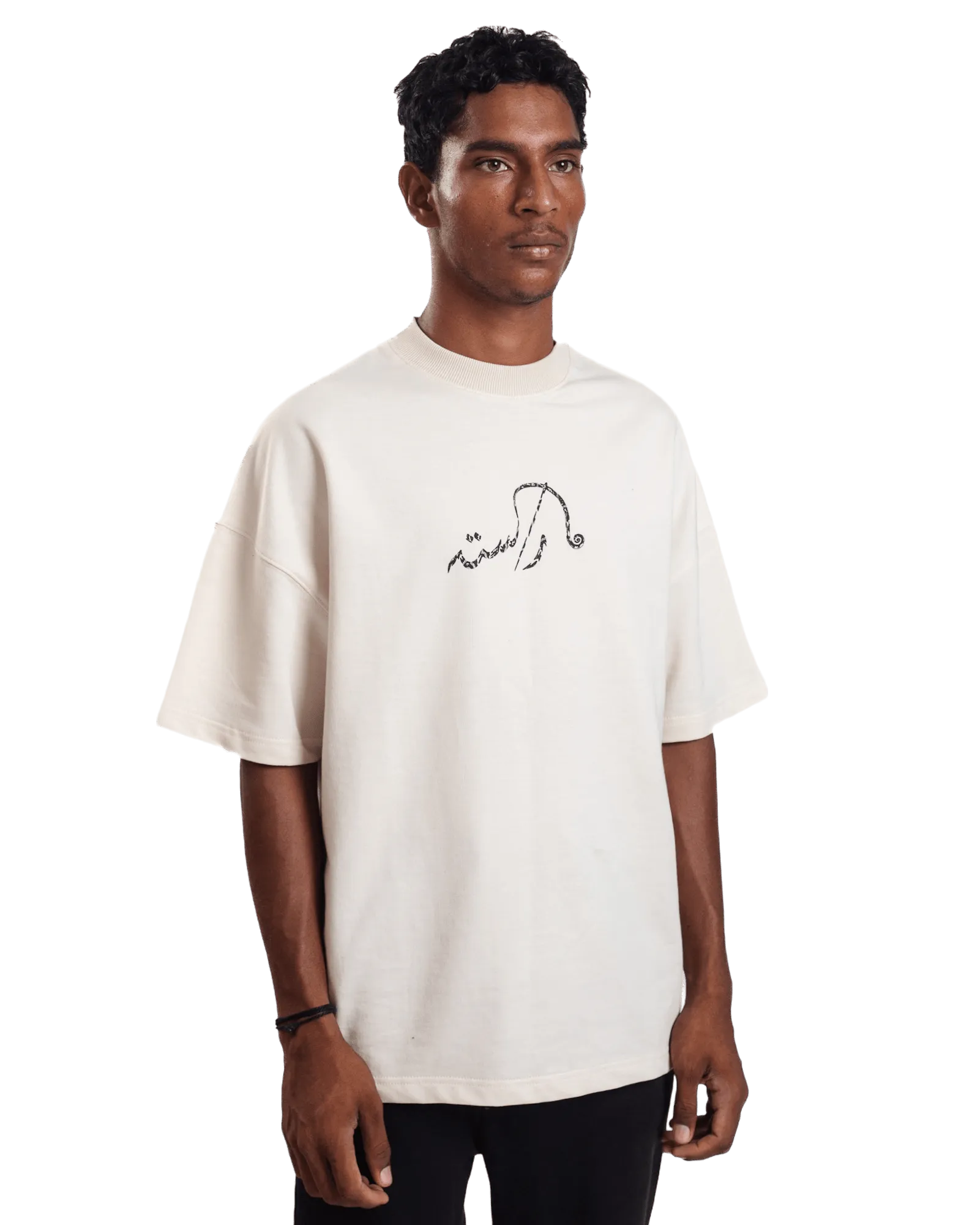 "ECHOES" BEIGE T-SHIRT