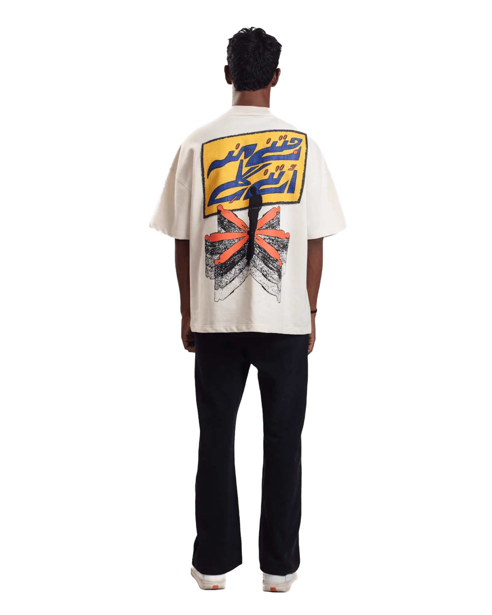 "ECHOES" BEIGE T-SHIRT