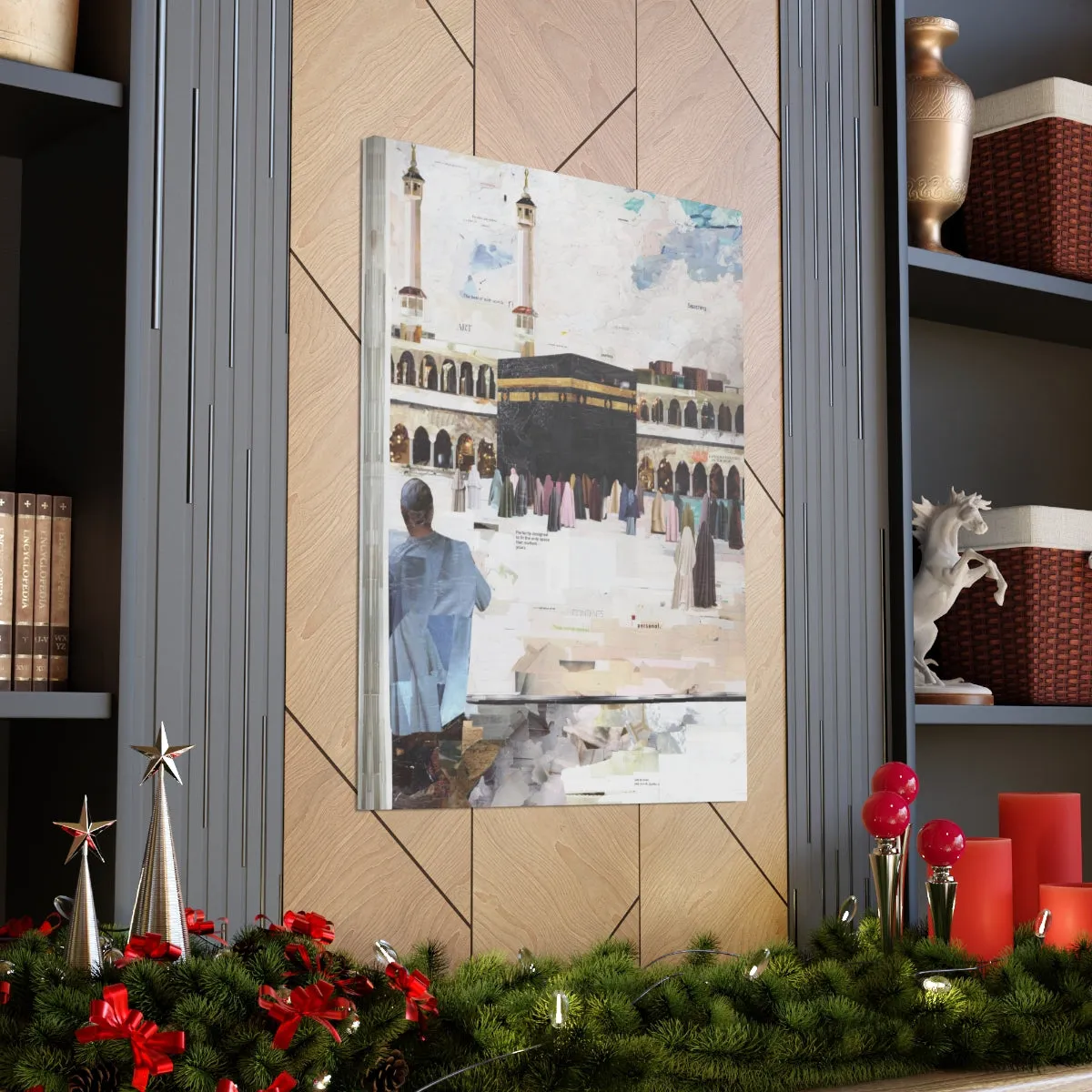 Relaxation in Makkah, Quality Canvas Wall Art Print, Ready to Hang Wall Art Home Decor