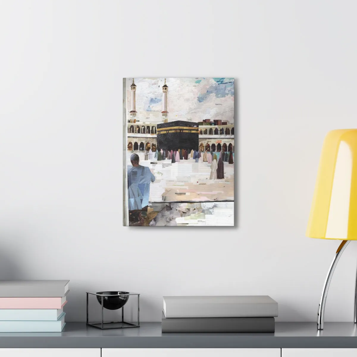 Relaxation in Makkah, Quality Canvas Wall Art Print, Ready to Hang Wall Art Home Decor