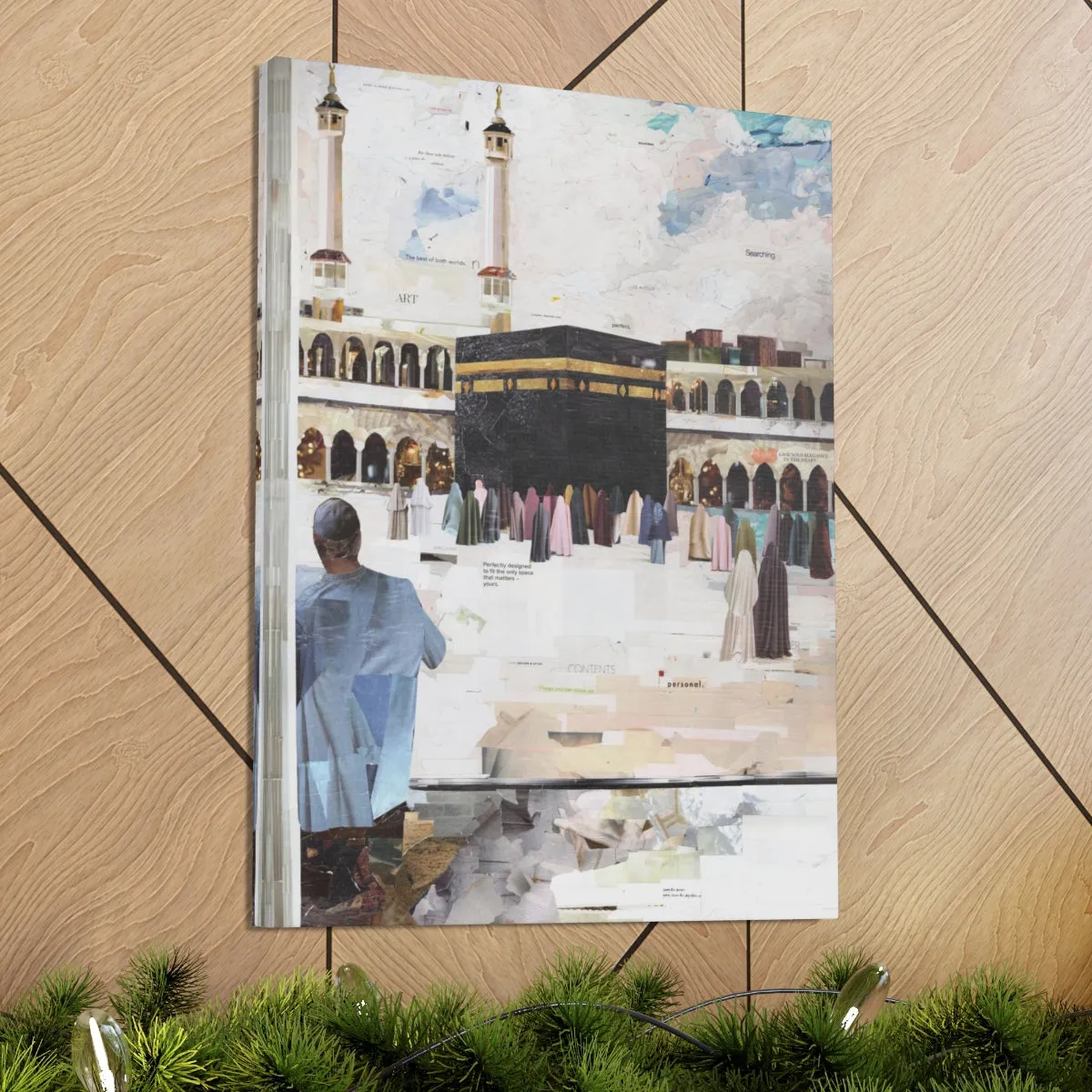 Relaxation in Makkah, Quality Canvas Wall Art Print, Ready to Hang Wall Art Home Decor