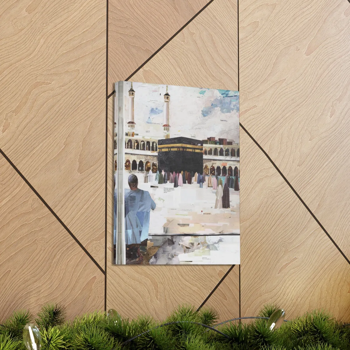 Relaxation in Makkah, Quality Canvas Wall Art Print, Ready to Hang Wall Art Home Decor