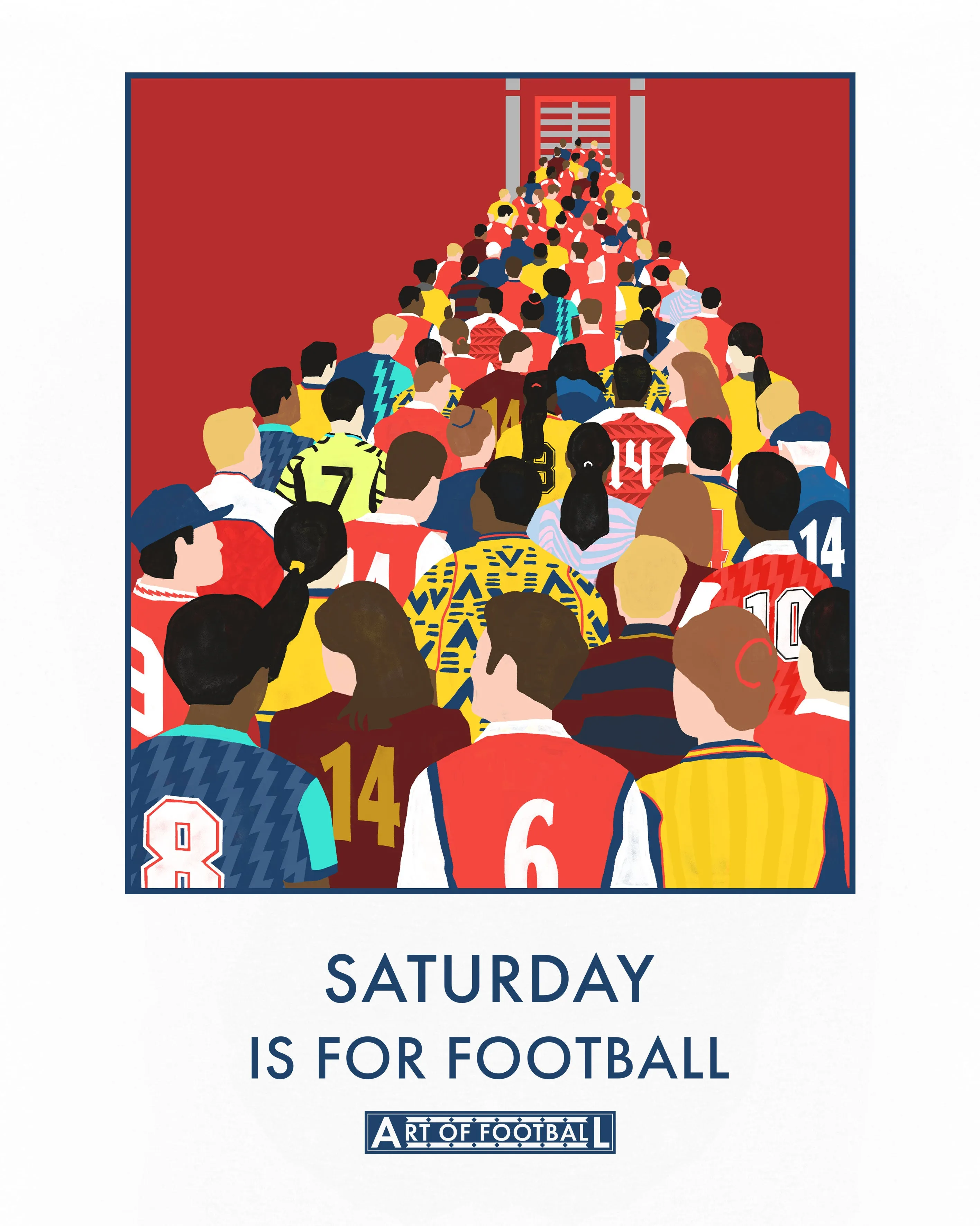 Saturday Is For Football Crop Fit Tee