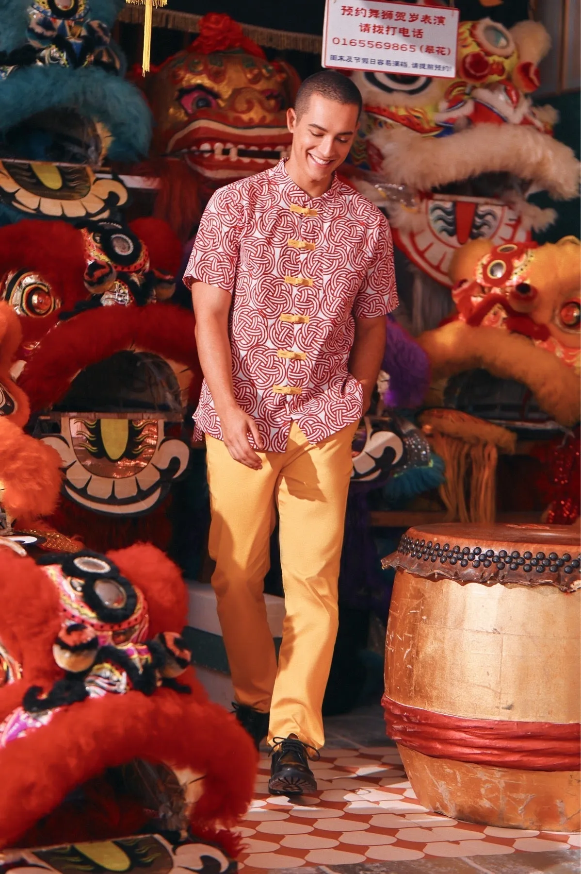 The Chinatown Men Oriental Shirt - Unite