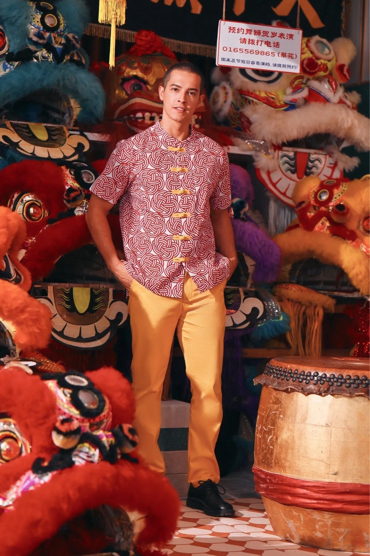 The Chinatown Men Oriental Shirt - Unite