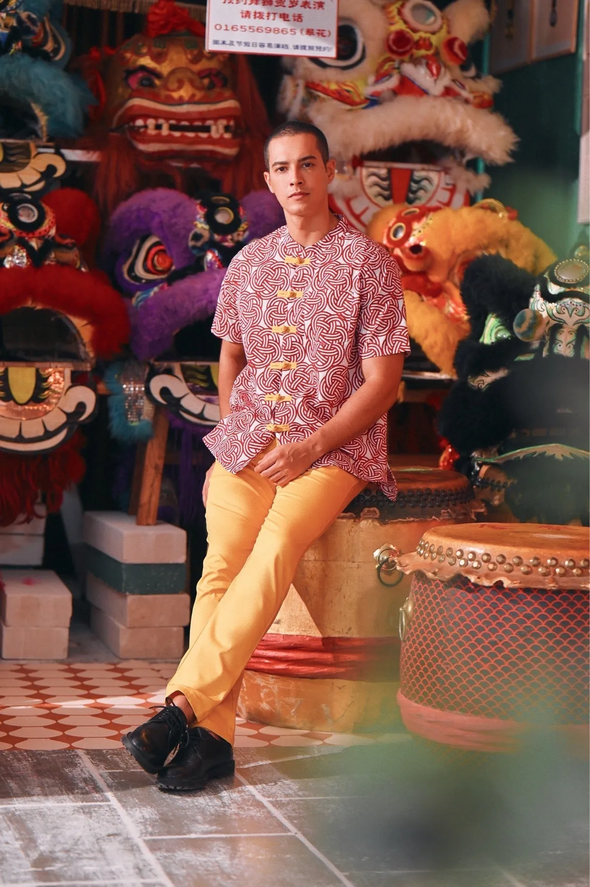 The Chinatown Men Oriental Shirt - Unite