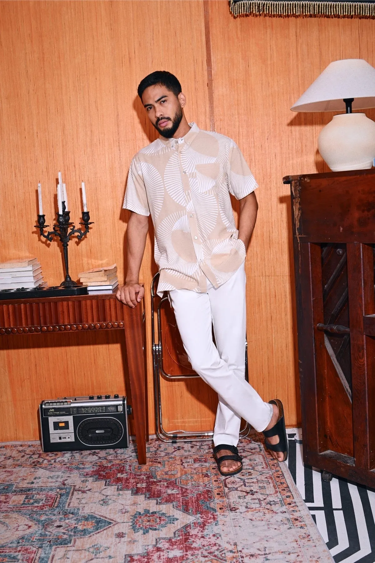 The Congkak Men Batik Shirt - Carve