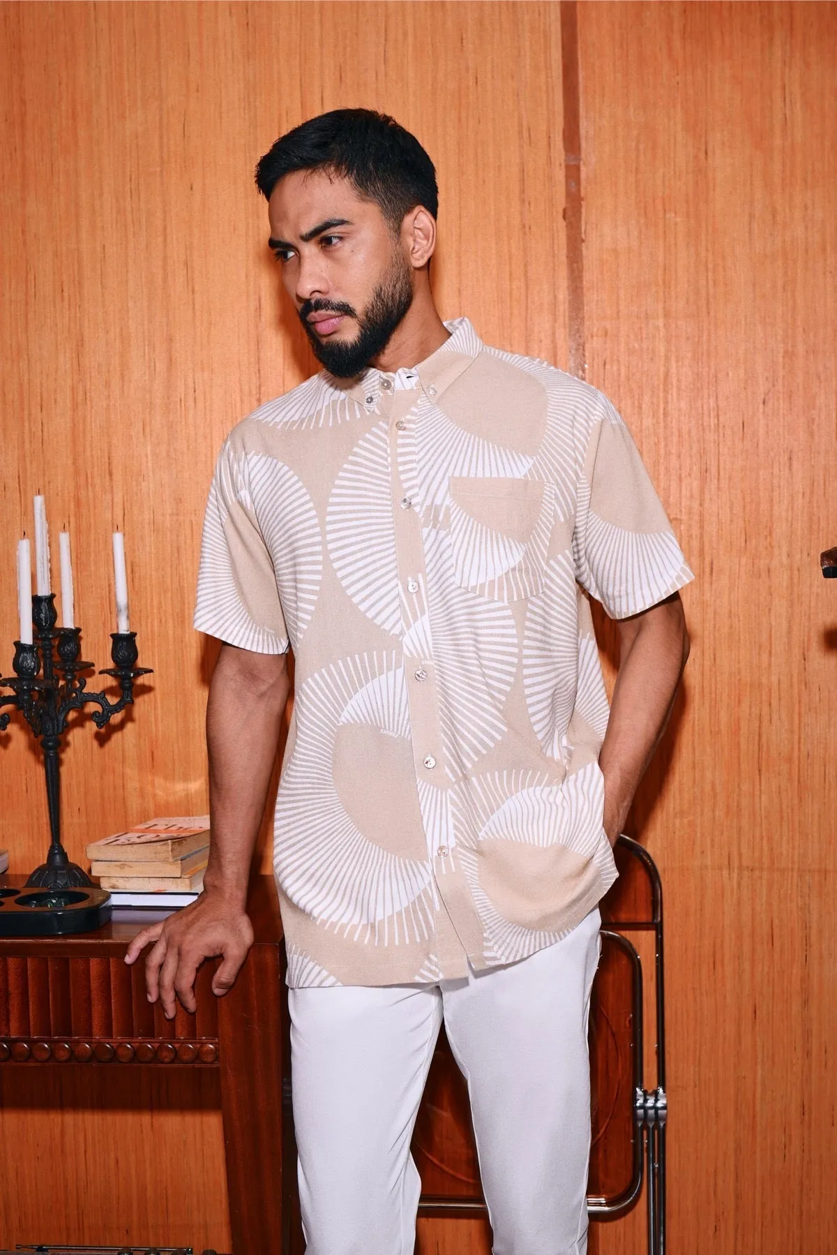 The Congkak Men Batik Shirt - Carve