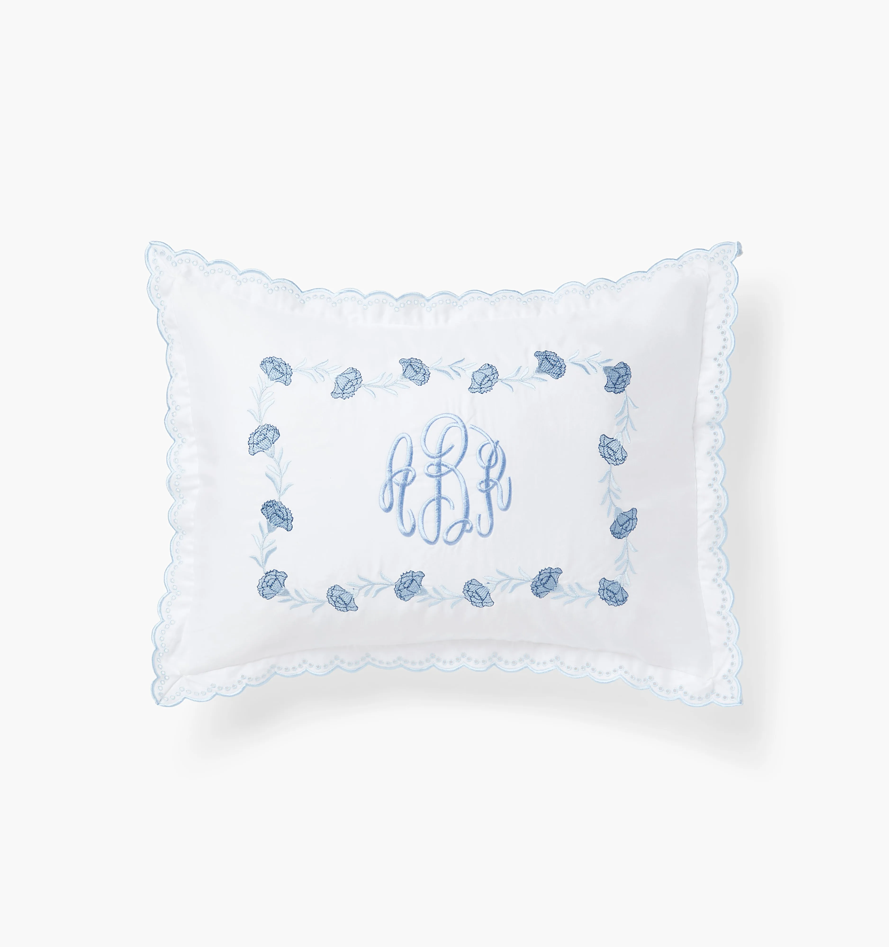 The Hollyhock Mini Pillow - Embroidery