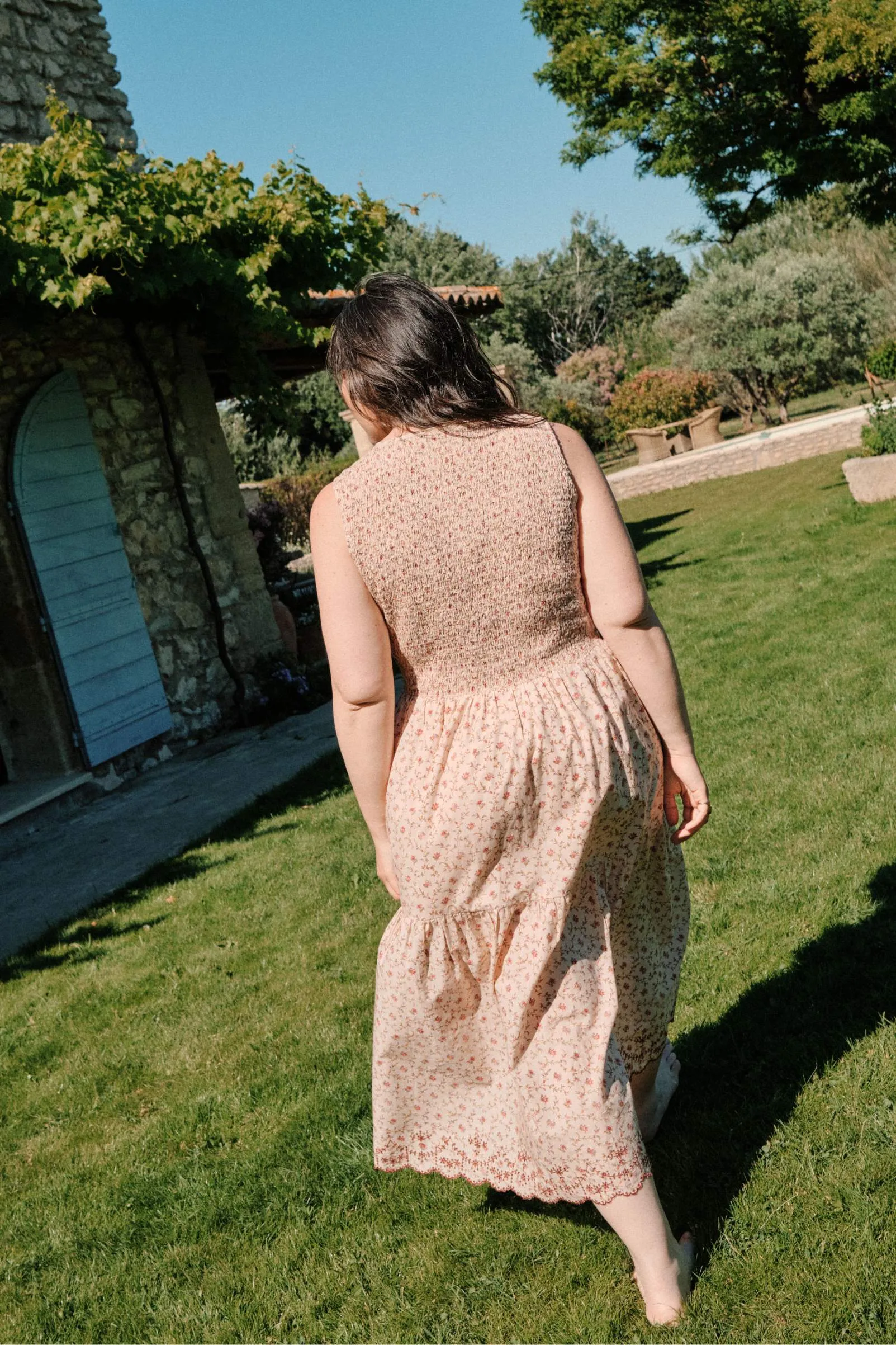 The Mika Dress Extended | Summer Trellis