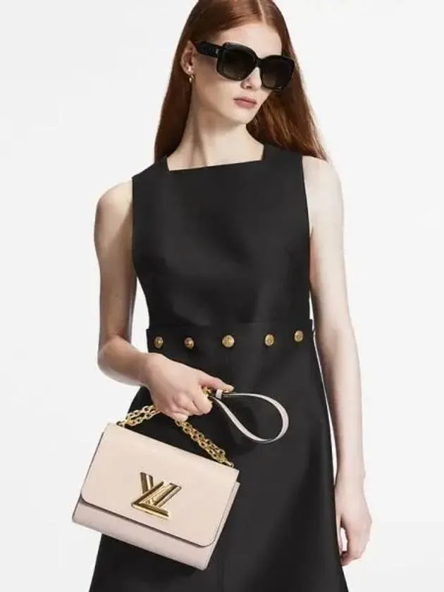 Twist MM Shoulder Bag White
