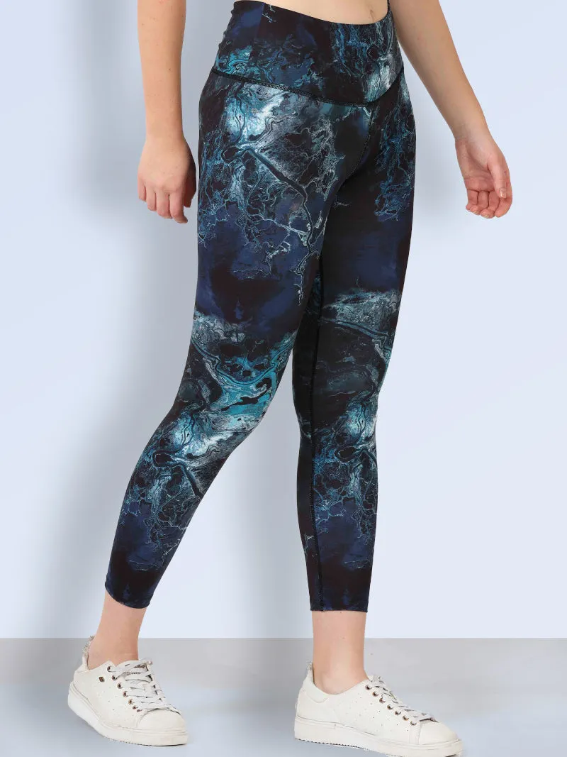 Women’s High Waist Printed Active Wear Yoga & Gym Leggings